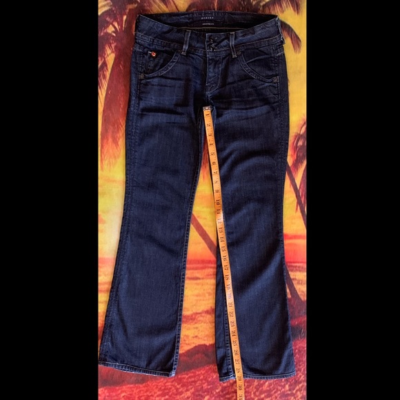 HUDSON Bootcut Jeans Dark Wash Blue Size 26 - Picture 3 of 11